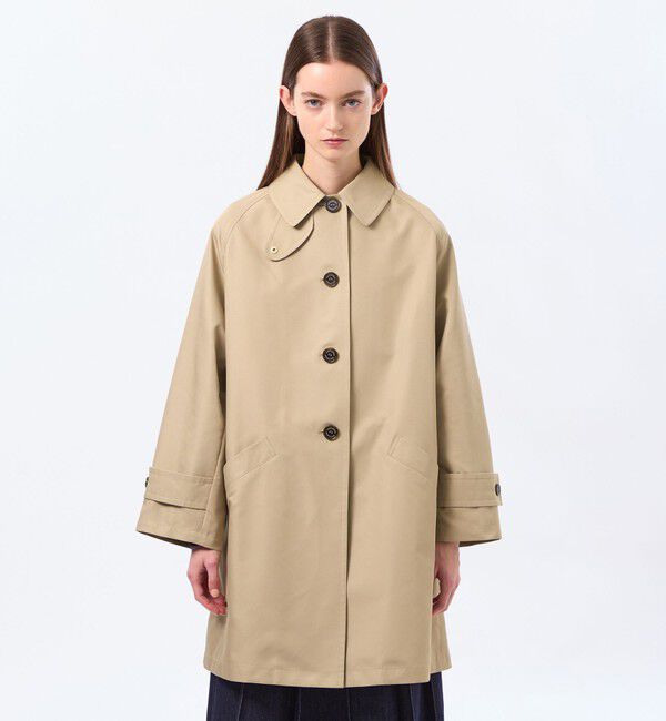 MACKINTOSH PHILOSOPHY「【WELBURY(ウェルベリー)】ダブルクロス製」|ステンカラーコート|