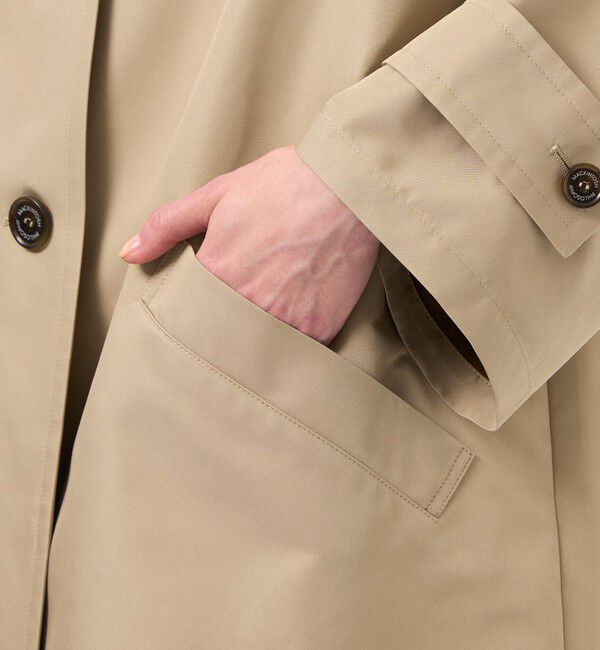 MACKINTOSH PHILOSOPHY「【WELBURY(ウェルベリー)】ダブルクロス製」|ステンカラーコート|