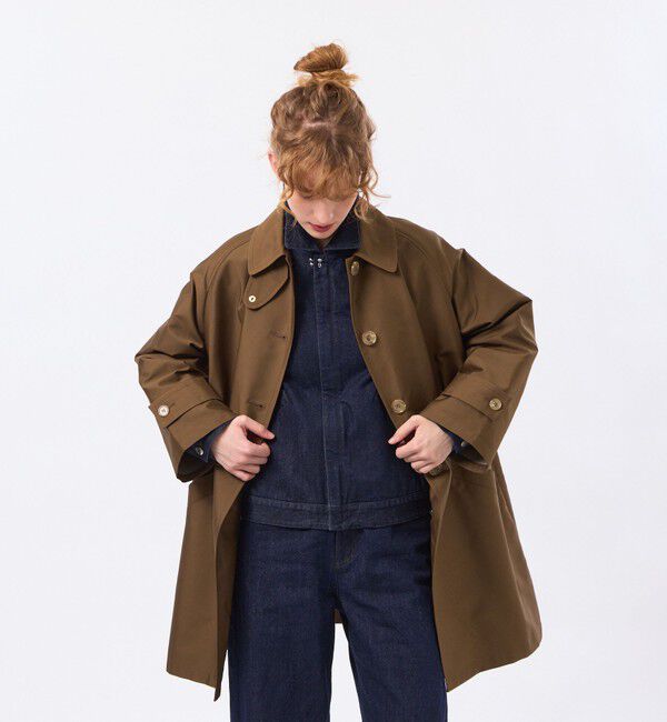 MACKINTOSH PHILOSOPHY「【WELBURY(ウェルベリー)】ダブルクロス製」|ステンカラーコート|