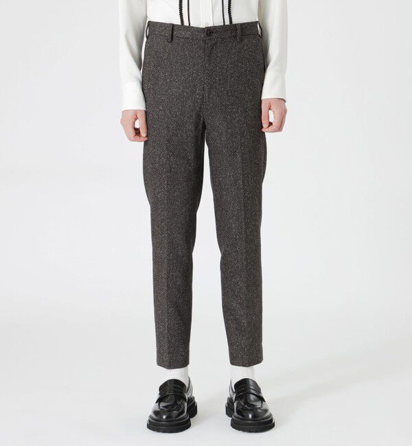  「ベルベットコンビシルクネップスラックス」|スラックス|