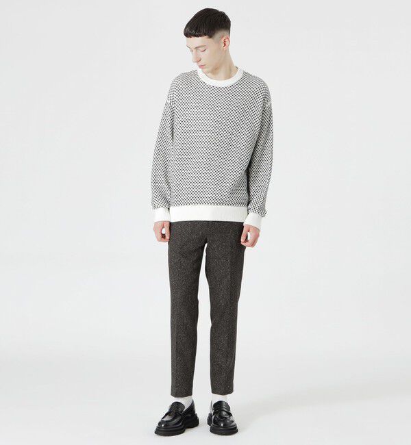  「ベルベットコンビシルクネップスラックス」|スラックス|