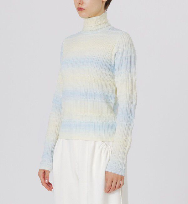  「【ドラマ着用商品】グラデーションハイネック」|ニット・セーター|
