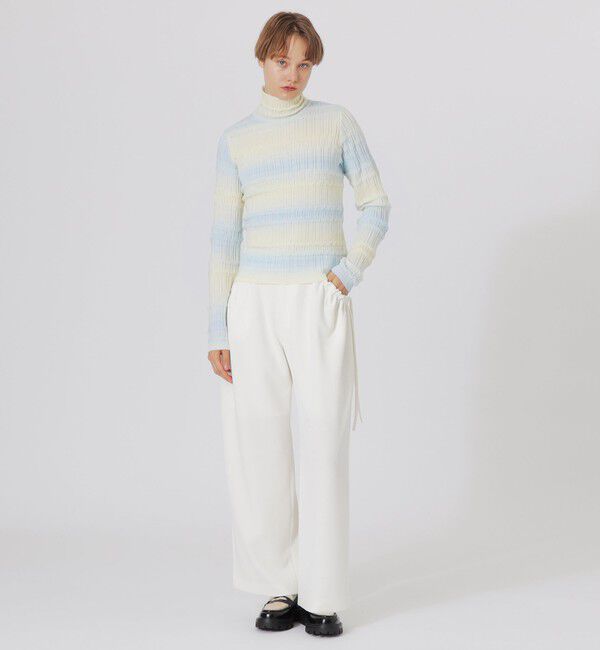  「【ドラマ着用商品】グラデーションハイネック」|ニット・セーター|