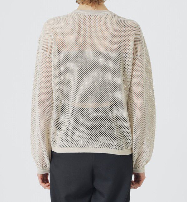  「メッシュニットプルオーバー」|ニット・セーター|