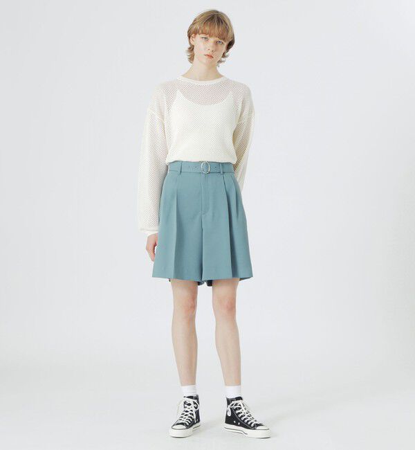  「メッシュニットプルオーバー」|ニット・セーター|