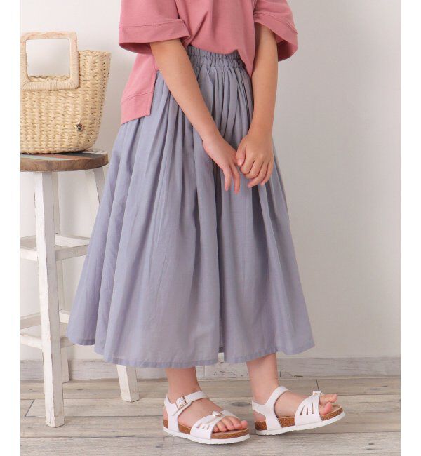 ikka kids「India コットンギャザースカート（120~160cm）」|スカート|