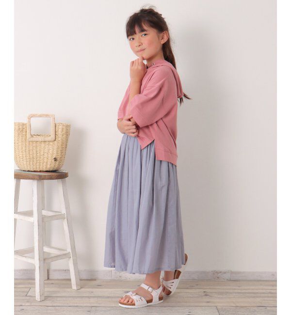 ikka kids「India コットンギャザースカート（120~160cm）」|スカート|