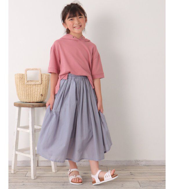 ikka kids「India コットンギャザースカート（120~160cm）」|スカート|