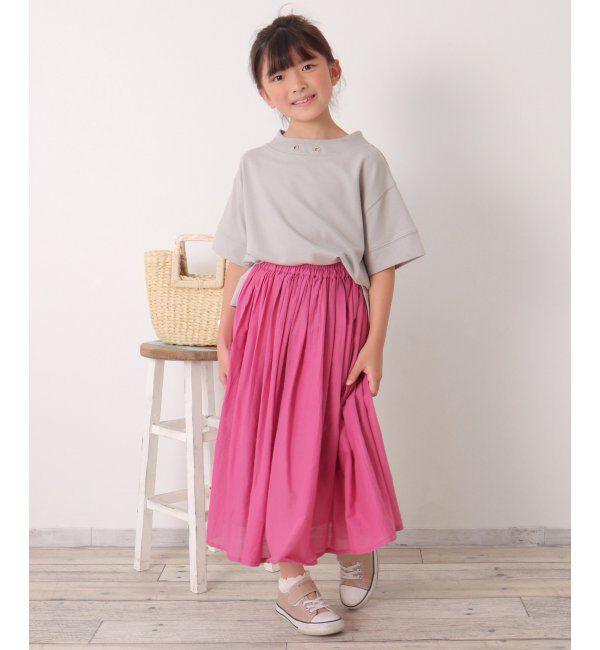 ikka kids「India コットンギャザースカート（120~160cm）」|スカート|