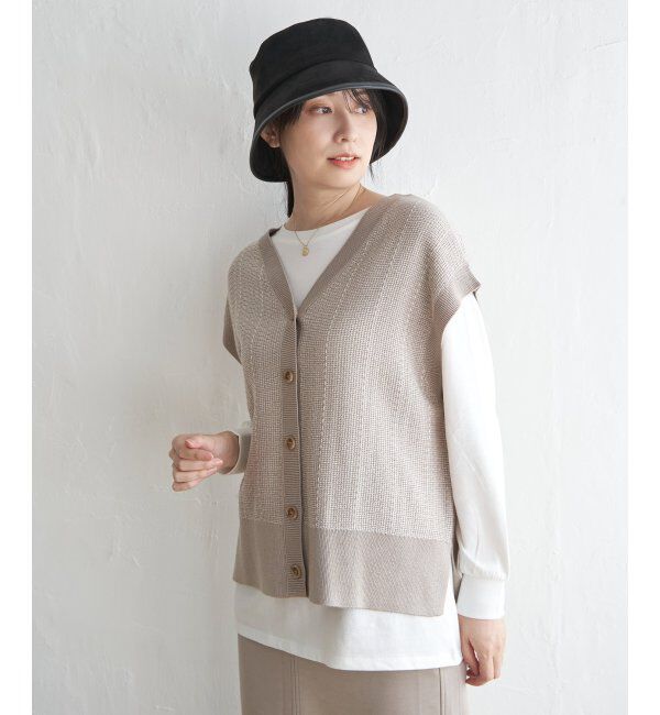 ikka「エコスエードパイピングハット」|その他|