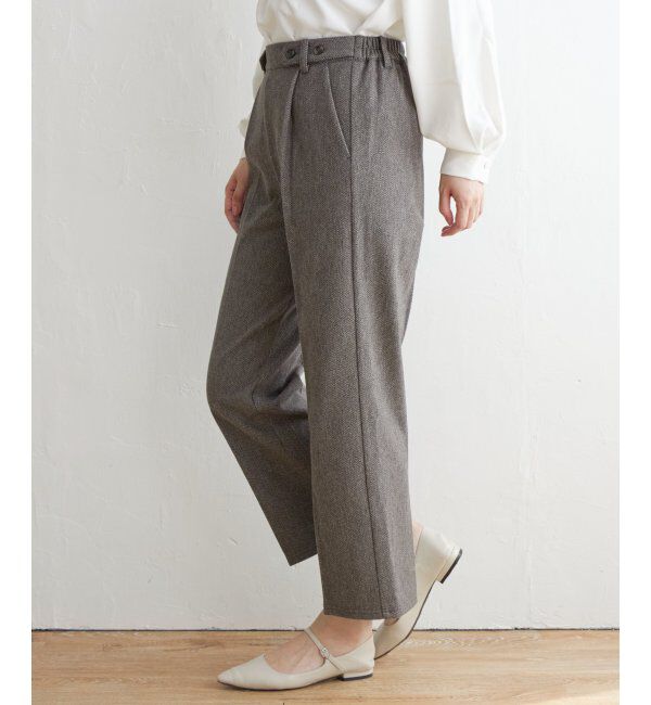 IKKA LOUNGE「【2点セット】ペプラムジレパンツセット」|ワンピース|