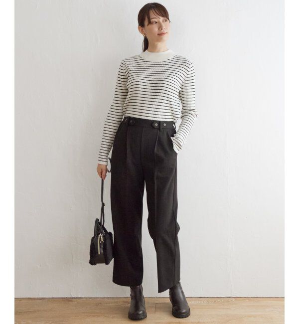 IKKA LOUNGE「【2点セット】ペプラムジレパンツセット」|ワンピース|