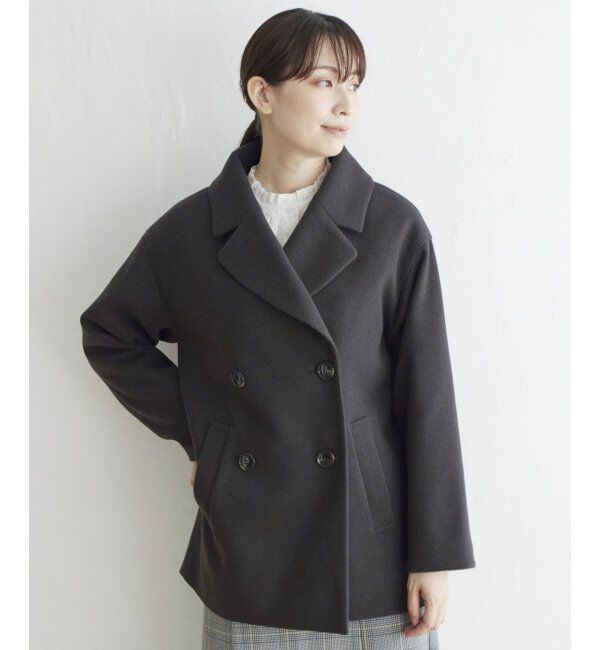 ikka「らく軽ストレッチメルトンチェスターコート」|その他|