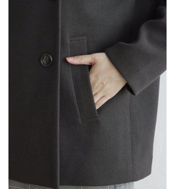 ikka「らく軽ストレッチメルトンチェスターコート」|その他|