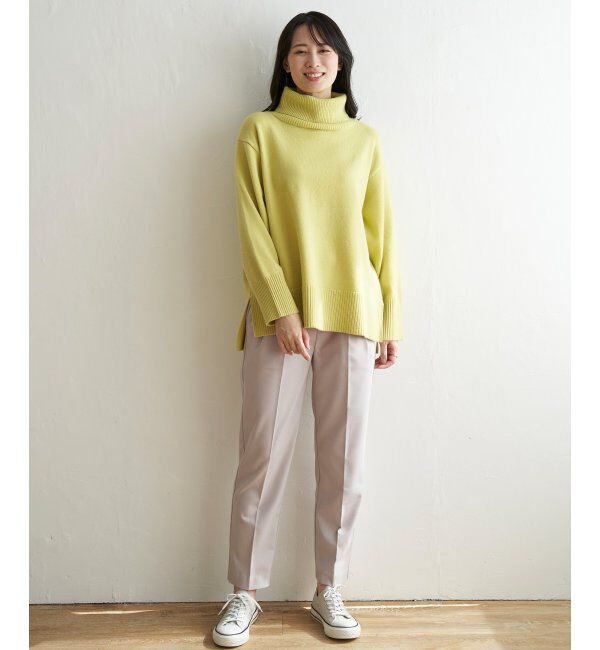 ikka「ワイドタートルネックニットプルオーバー」|プルオーバー|