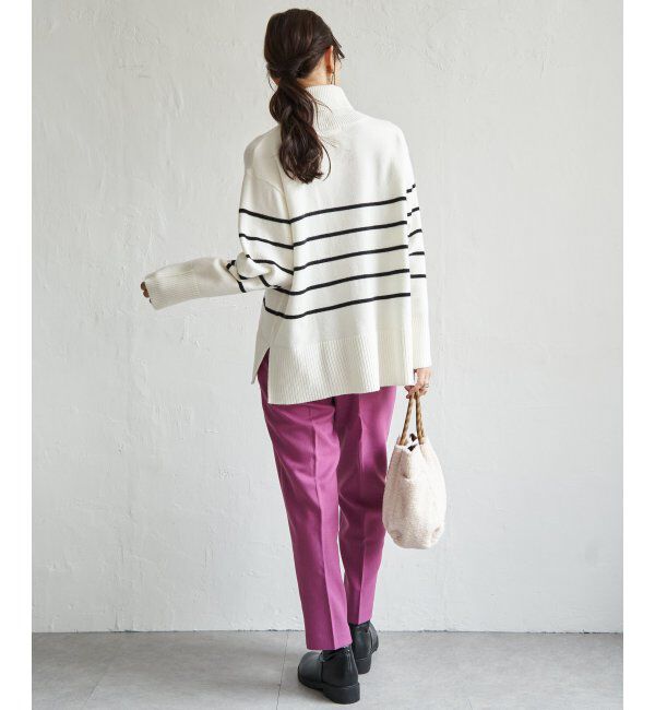 ikka「ワイドタートルネックニットプルオーバー」|プルオーバー|