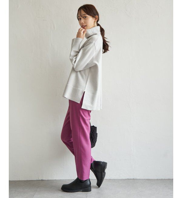 ikka「ワイドタートルネックニットプルオーバー」|プルオーバー|