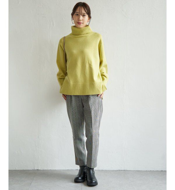 ikka「ワイドタートルネックニットプルオーバー」|プルオーバー|