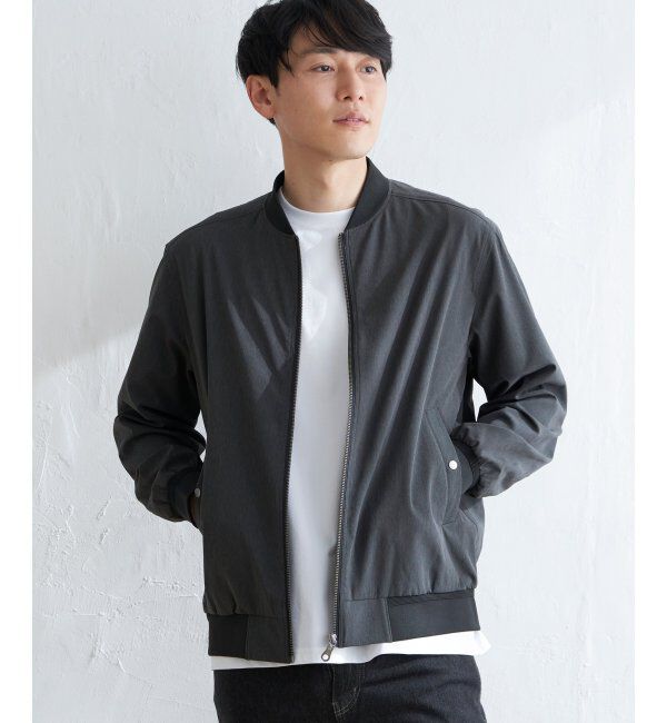 ikka「【撥水】Teflonストレッチブルゾン」|ブルゾン・スタジャン|