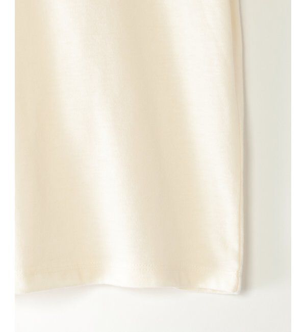 ikka kids「フラワーチュール袖ロゴTシャツ（120~160cm）」|Tシャツ・カットソー|