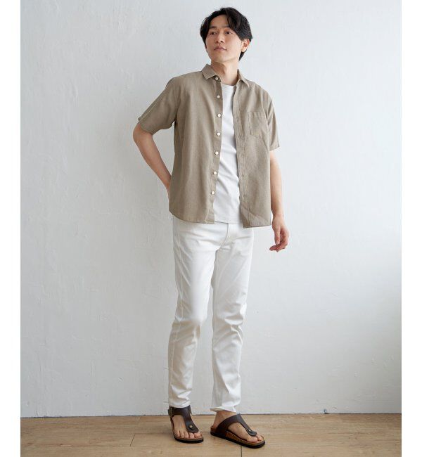 ikka「パナマレギュラーカラーシャツ」|シャツ・ブラウス|