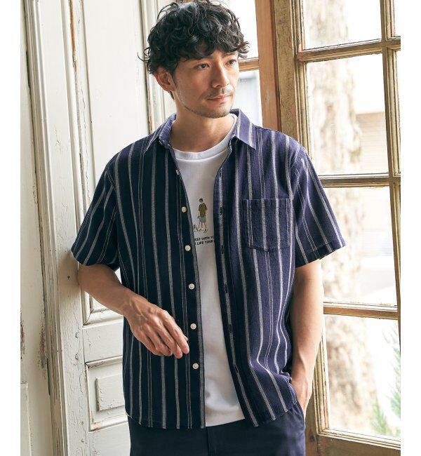 ikka「パナマレギュラーカラーシャツ」|シャツ・ブラウス|