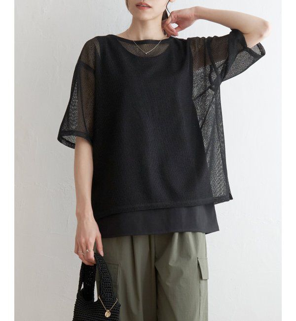 ikka「【2点セット】メッシュレイヤードアンサンブル」|その他|