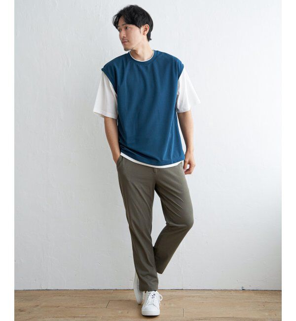 ikka「速乾COOLフェイクベストＴシャツ」|Tシャツ・カットソー|