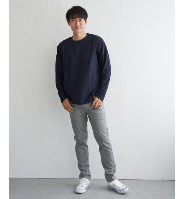 ikka「フクレジャカード切り替えロンTシャツ」|Tシャツ・カットソー|