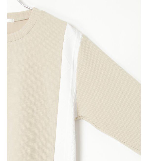 ikka「フクレジャカード切り替えロンTシャツ」|Tシャツ・カットソー|