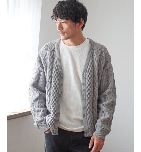 ikka「フクレジャカード切り替えロンTシャツ」|Tシャツ・カットソー|