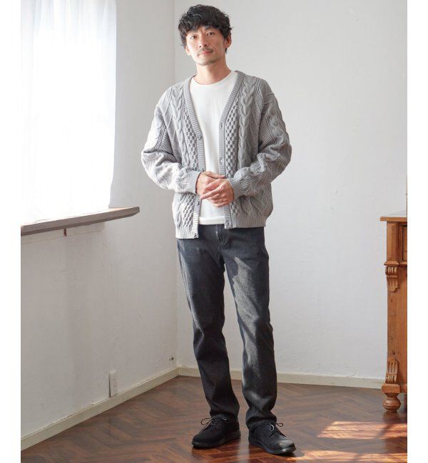 ikka「フクレジャカード切り替えロンTシャツ」|Tシャツ・カットソー|