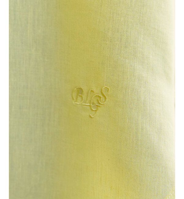 ikka「フレンチリネンMIX裾刺繍シャツ」|シャツ・ブラウス|