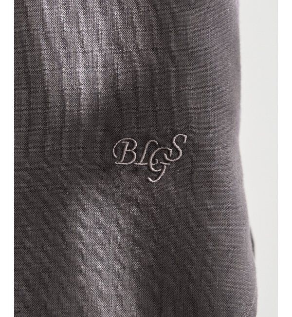 ikka「フレンチリネンMIX裾刺繍シャツ」|シャツ・ブラウス|