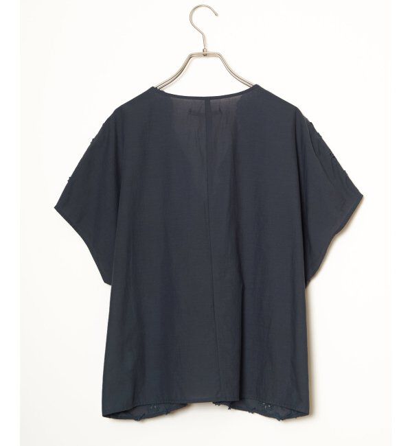 Lbc with Life「フリンジスカラップレースカーデＢＬ」|シャツ・ブラウス|