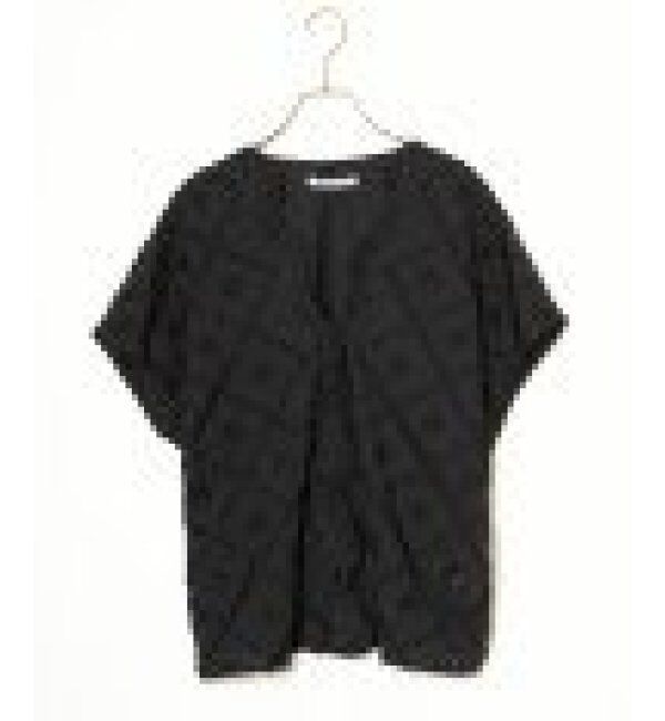 Lbc with Life「フリンジスカラップレースカーデＢＬ」|シャツ・ブラウス|