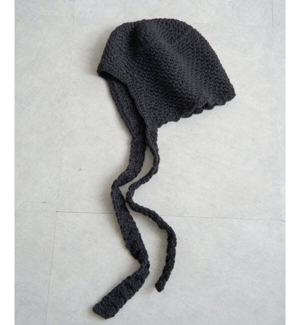 VENCE share style「ワイドリボンクロシェバブーシュカ」|その他|ブラック