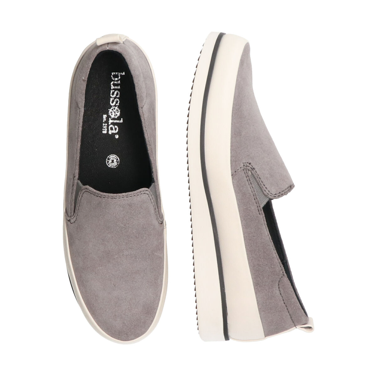 IMPORT SELECT「【bussola】撥水レザースリッポンスニーカー」|スニーカー|