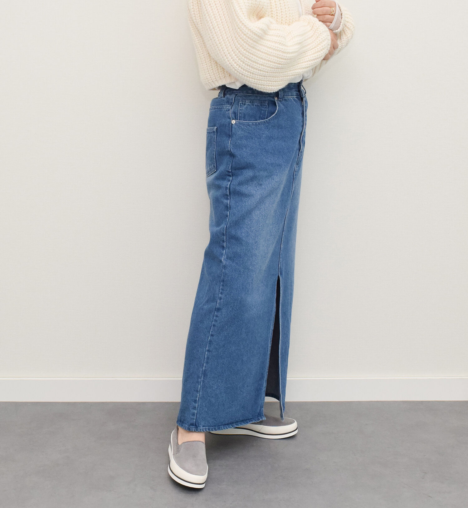 IMPORT SELECT「【bussola】撥水レザースリッポンスニーカー」|スニーカー|