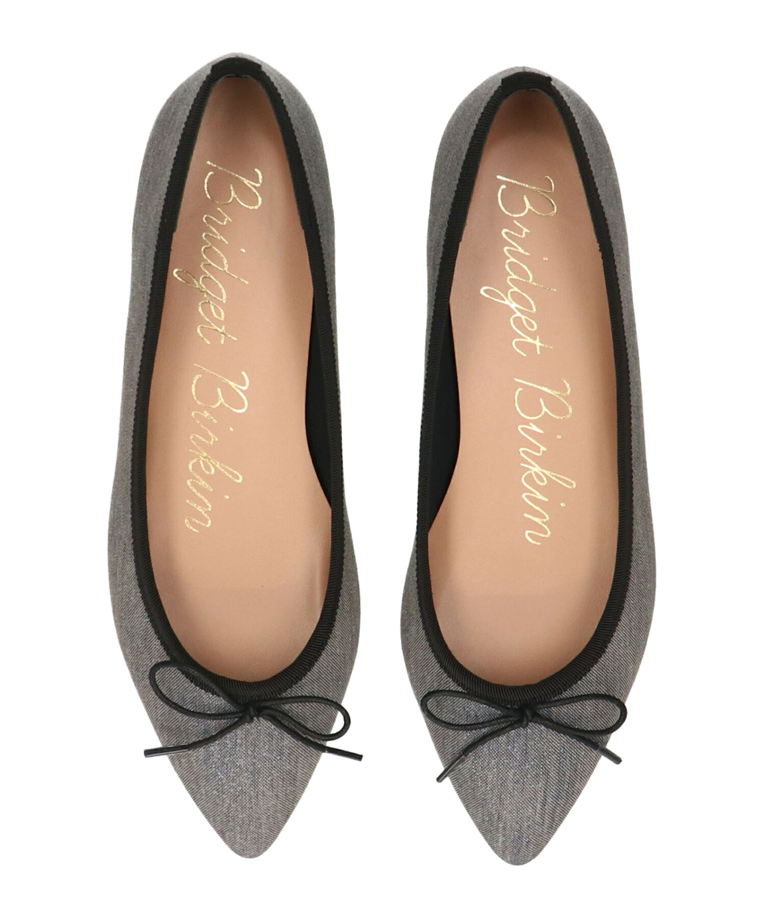 Bridget Birkin「【Bridget Birkin】ポインテッドリボンバレエシューズ(551527)」|パンプス|