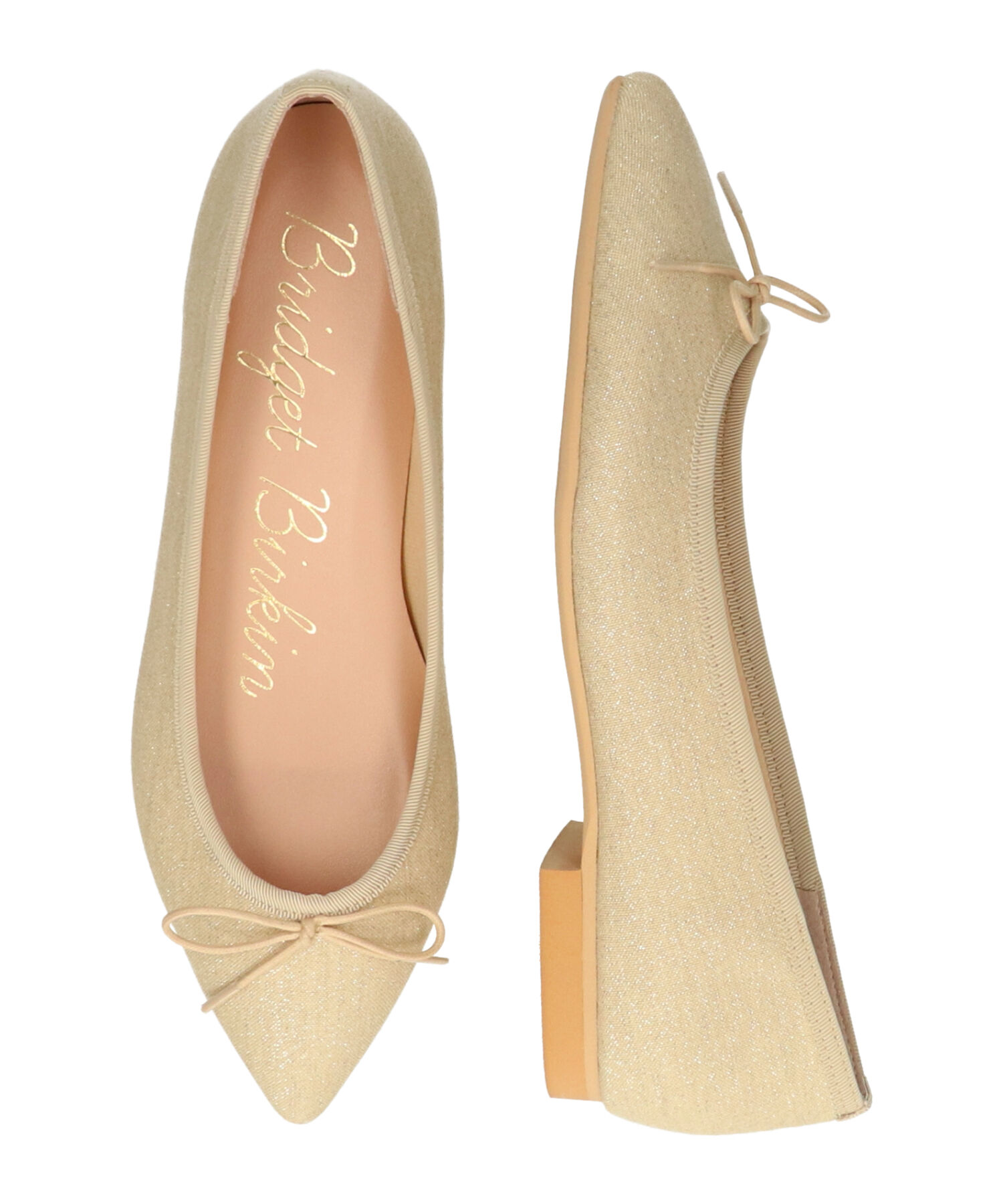 Bridget Birkin「【Bridget Birkin】ポインテッドリボンバレエシューズ(551527)」|パンプス|