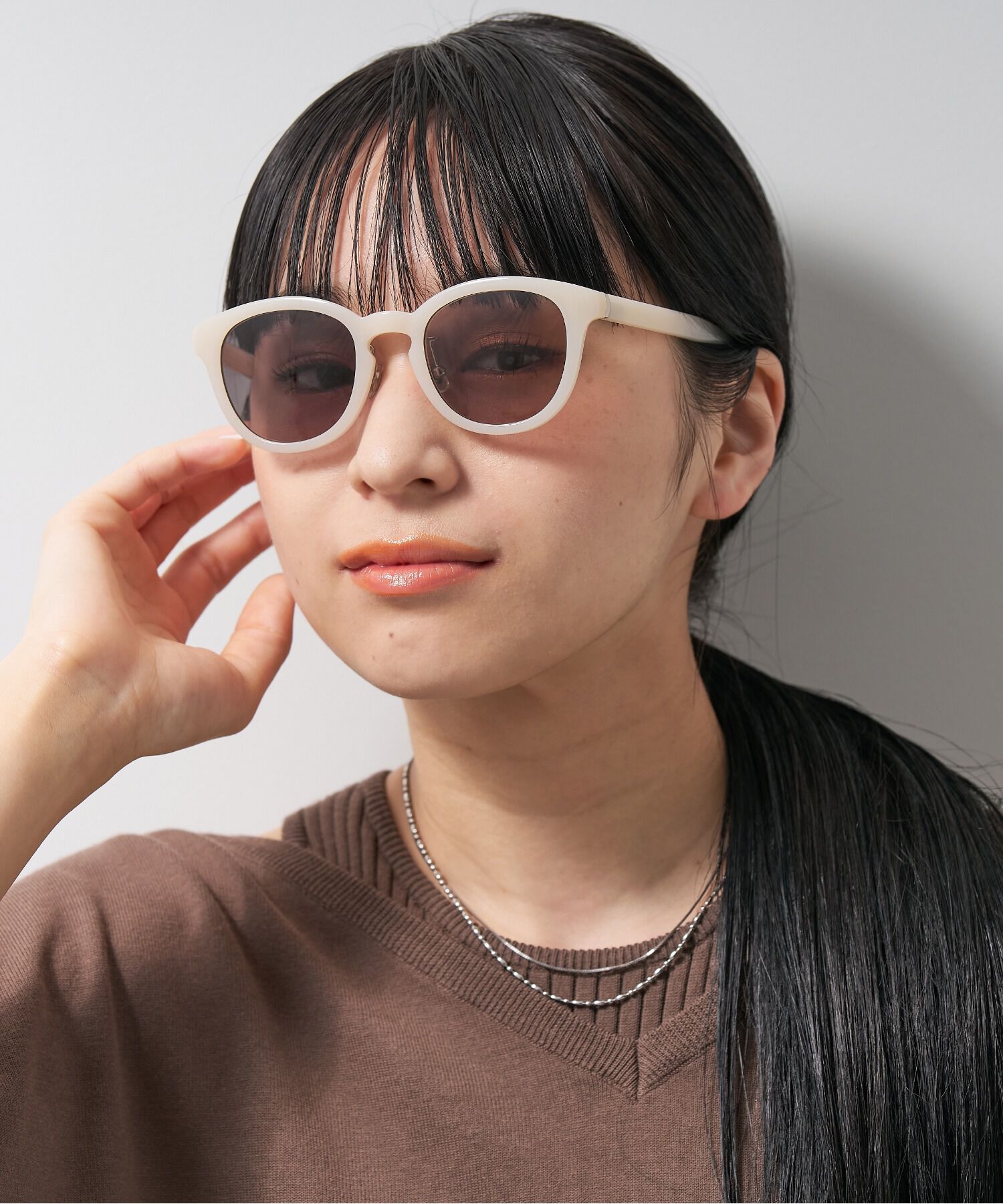  「ボストン型 調光サングラス｜紫外線対策｜レンズの色が変わるサングラス｜Zoff | UNITED ARROWS Wellness」|サングラス|