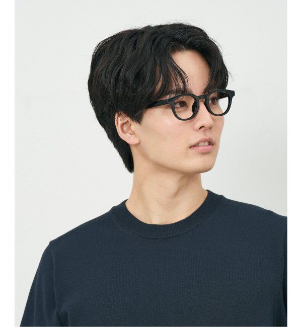  「ウェリントン型 メガネ｜軽量素材｜ボスリントン｜伊達メガネ|ユニセックス 小顔効果  レンズ交換券付」|メガネ|