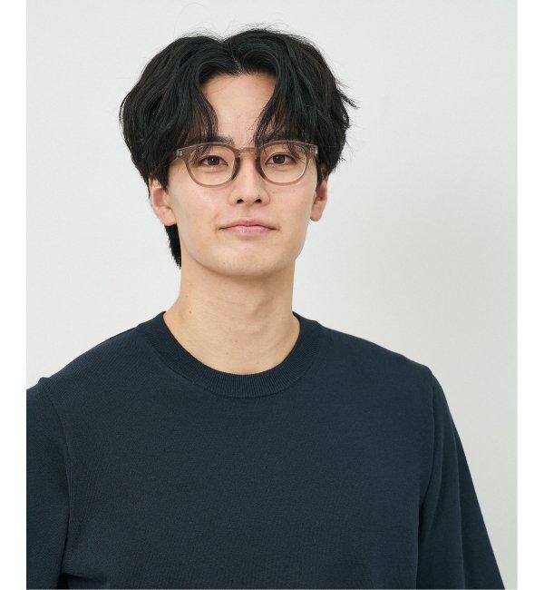  「ウェリントン型 メガネ｜軽量素材｜ボスリントン｜伊達メガネ|ユニセックス 小顔効果  レンズ交換券付」|メガネ|