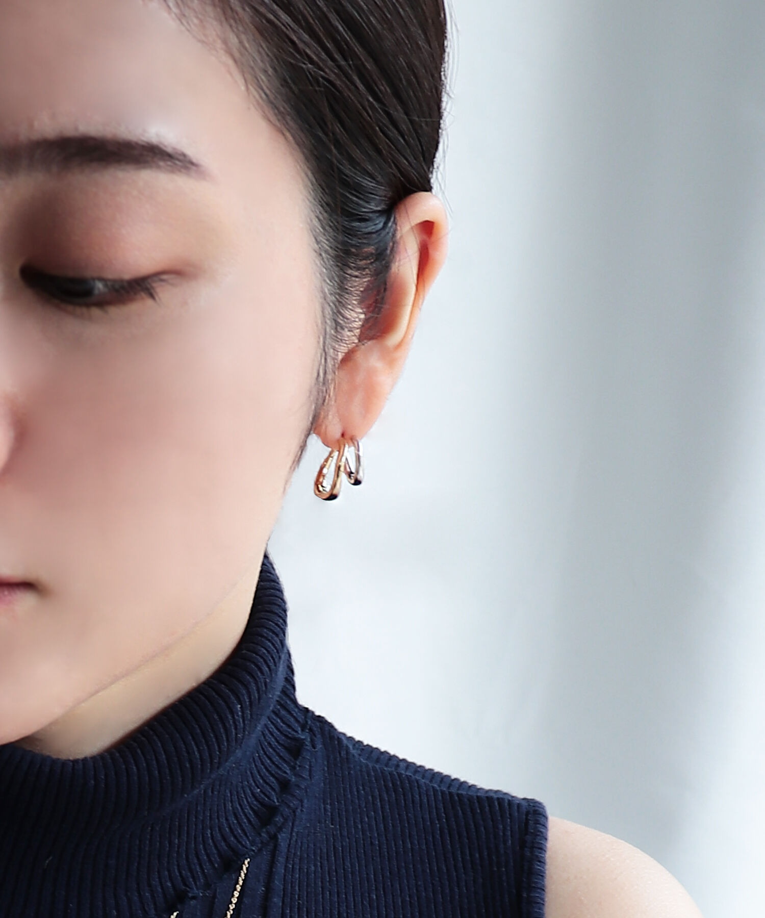  「silver925 メルティング ダブルピアス (ニッケルフリー)」|ピアス|OTR