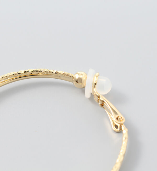 Phoebe「パラレルフープイヤリング　ゴールド」|イヤリング|