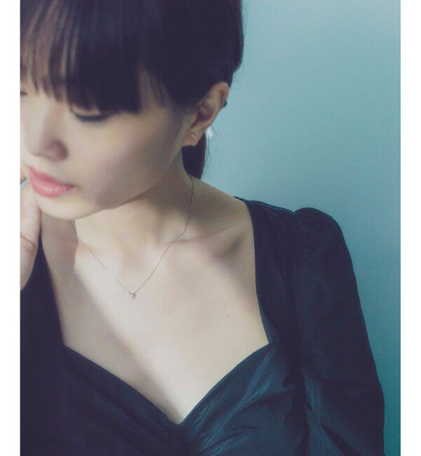 ete「PT900/850 ダイヤモンド 0.2ct ネックレス「ブライト」」|ネックレス|