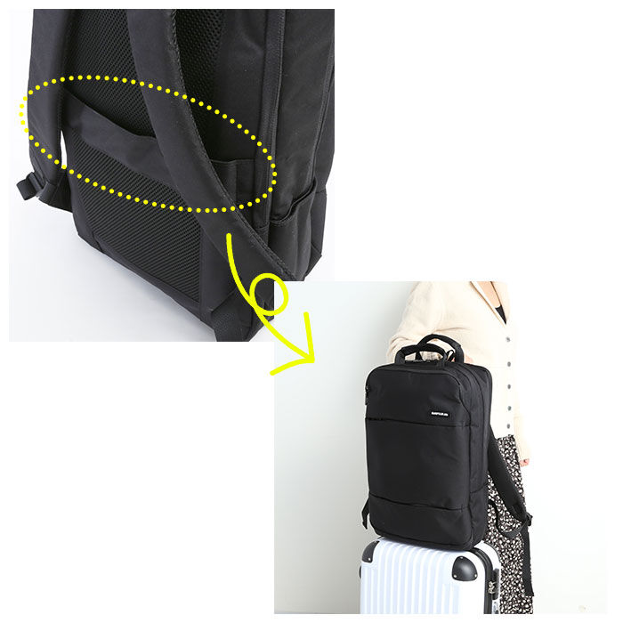 BACKYARD FAMILY「ビジネスリュック メンズ 通販 ビジネスバッグ レディース 旅行 出張 通勤 通学 キャリーオン」|リュック|