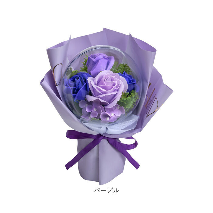 BACKYARD FAMILY「ソープフラワー 花束 通販 オーブローズブーケ アーティフィシャルフラワー アレンジ」|その他|