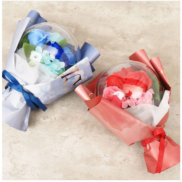 BACKYARD FAMILY「ソープフラワー 花束 通販 オーブローズブーケ アーティフィシャルフラワー アレンジ」|その他|